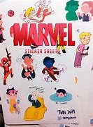 Image result for Marvel Sticker Sheets