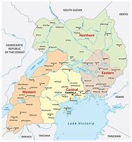 Image result for Uganda Country Map