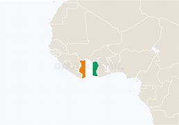 Image result for Africa Map Showing Ivory Coast