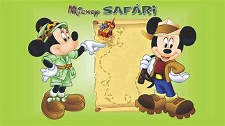 Image result for Mickey Mouse Safari Background Clip Art