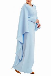 Image result for blue cape dress