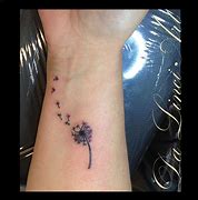 Image result for Dandelion Wrist Tattoo