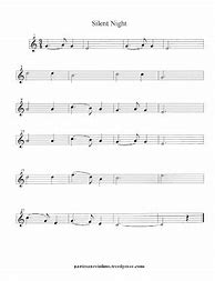 Image result for Silent Nicght Sheet for Violin