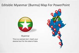 Image result for Myanmar Map for PowerPoint