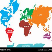 Image result for World Map Continents