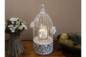 Image result for Wood Bird Cage Candle Holder