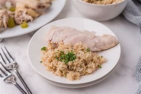 Image result for Boiled Chicken and Rice