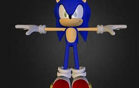 Image result for Sonic 3D Model Meme