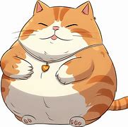 Image result for Round Fat Cartoon Cat