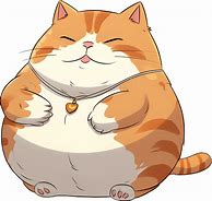 Image result for Fat Cat Eating Cartoon