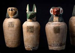 Image result for Canopic Jars Ancient Egypt