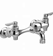 Image result for Wall Mount Twin Faucet Sink