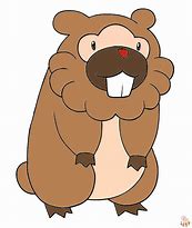 Image result for Bidoof Art