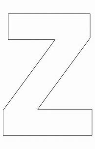 Image result for Letter Z Template