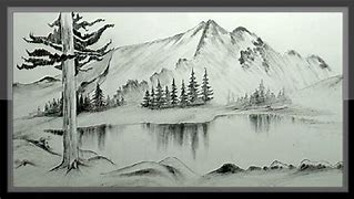 Image result for Mountain Shading Drawing