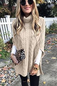 Image result for Cape Neck Sweater