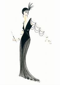 Image result for Art Deco Ladies Paintings