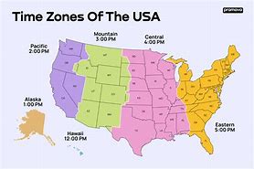 Image result for Us Time Zones Poster