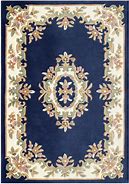 Image result for Oval Royal Blue Rug