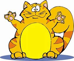 Image result for Round Fat Cartoon Cat