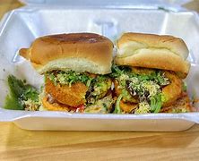 Image result for Vada Pav Sandwich