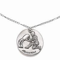 Image result for Aquarius Zodiac Necklace