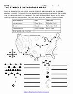 Image result for Weather Map Worksheet