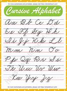 Image result for New Cursive Alphabet