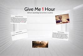 Image result for Give Me One Hour Word