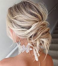 Image result for Messy Bun Up Style