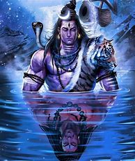 Image result for Angry Lord Shiva Paintings