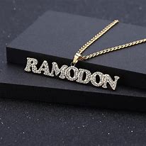 Image result for Crystal Name Necklace