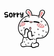 Image result for Sorry Cartoon Sticker