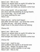 Image result for I AM the One and Only Lyrics