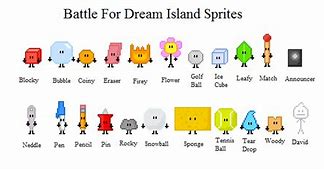 Image result for BFDI Sprites