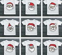 Image result for T-Shirt Santa Face