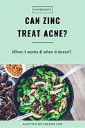 Image result for Zinc On Pimples