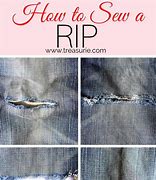 Image result for How to Sew Line Tear