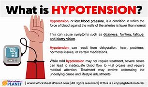 Image result for Hypotension