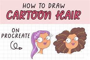 Image result for Cartoon Hair Drawing Tutorial