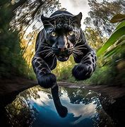 Image result for Black Panther Jumping through American Flag