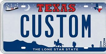 Image result for Texas State License Plate