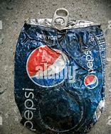 Image result for Crushed Pepsi Can