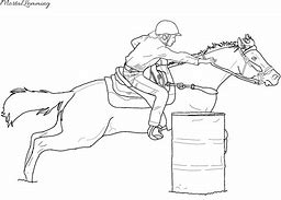 Image result for Lady Barrel Racer Line Drawing