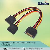 Image result for SATA Splitter Cable for Laptop