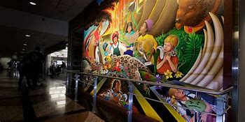 Image result for Wall Murals in Denver Airport