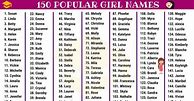 Image result for Top 50 Girl Names