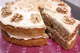 Image result for Coffee and Walnut Cake Recipe Easy