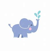 Image result for Elephant Trunk Spraying Water Template