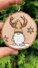 Image result for Wooden Gnome Christmas Ornaments